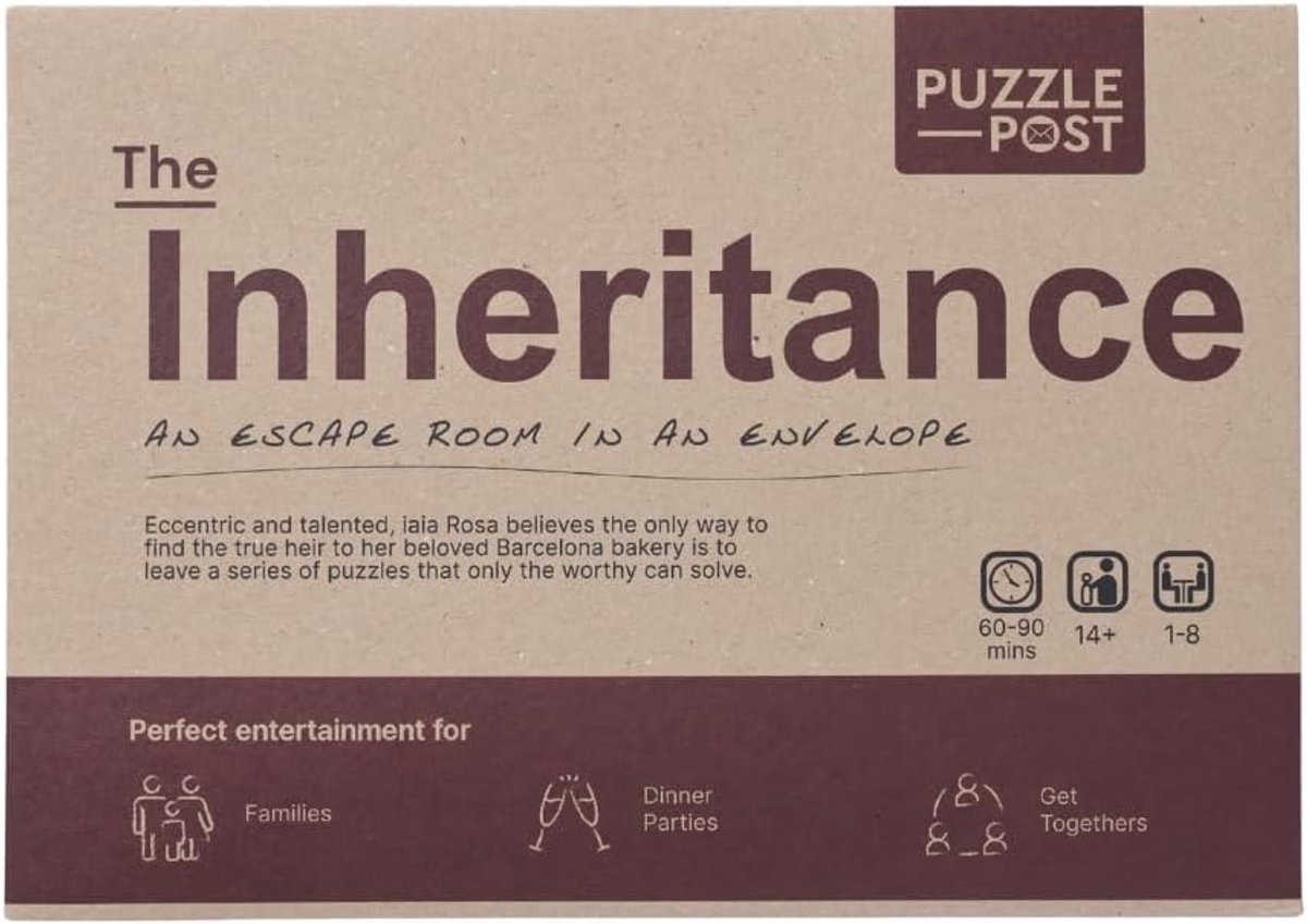 Escape Room Envelop - Puzzel Spel - Groepsactiviteit - Interactieve Online Afsluiting - 32 x 23 x 1 cm - Natuurlijk