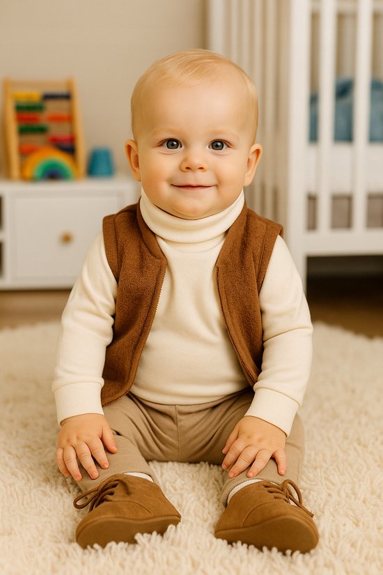 Dartomik - Serie Abcdefg-baby - Kindercoltrui - 68 - Ecru van Merkloos — afbeelding 5