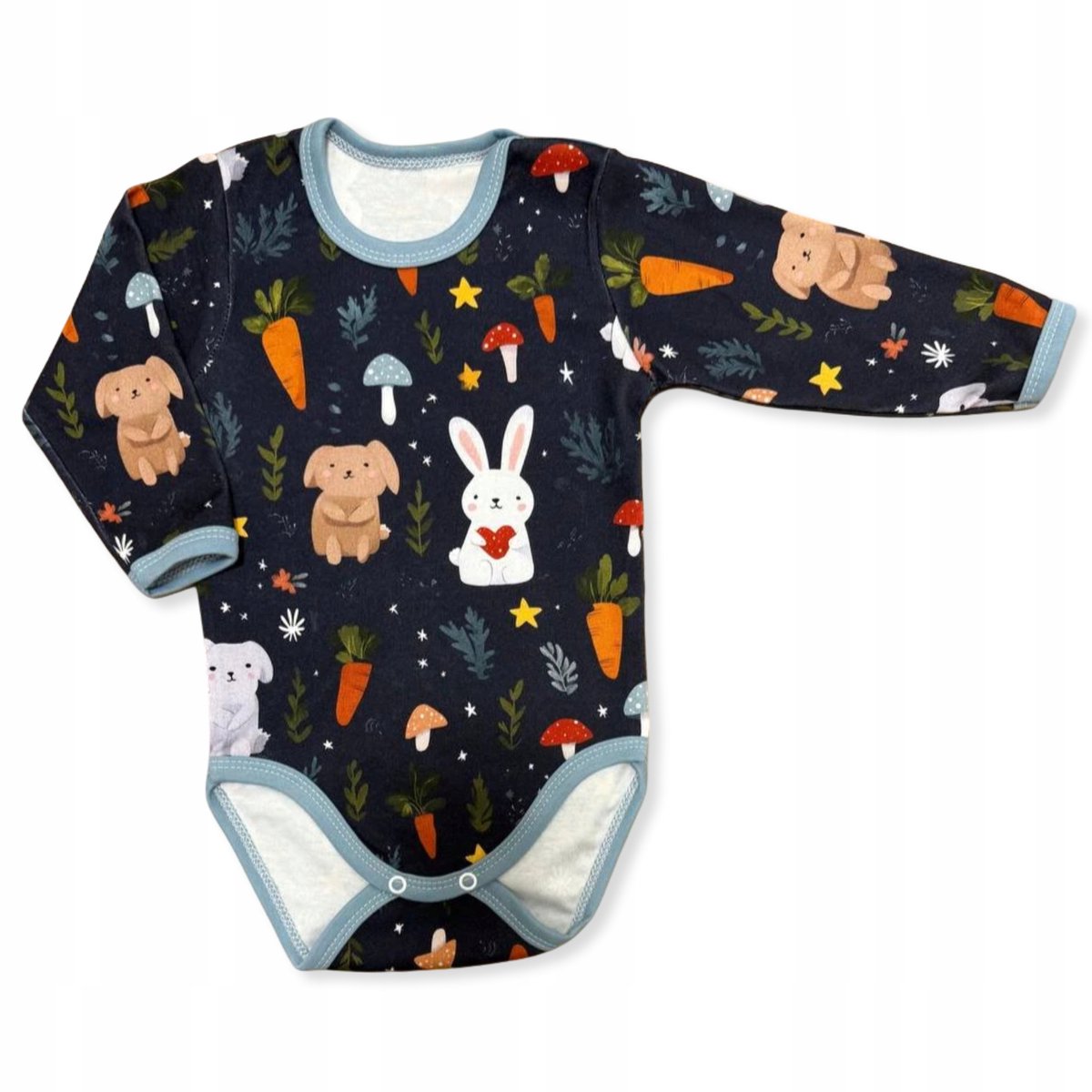 Dartomik - Body voor Kinderen - Dierenmotief - Lange Mouwen - Knoopsluiting