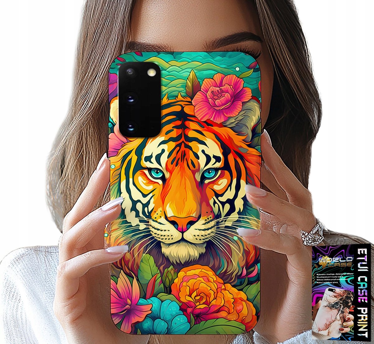 HOESJE VOOR SAMSUNG GALAXY S20 - DIERENPATROON TIJGERHOESJE