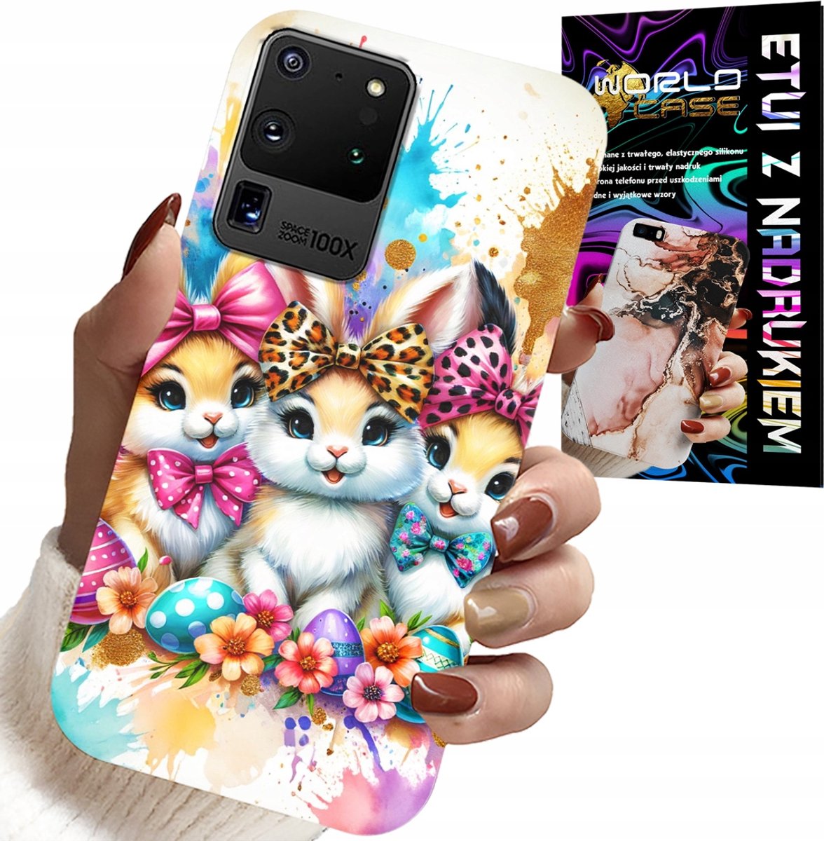 HOESJE VOOR SAMSUNG GALAXY S20 Ultra - KONIJNTJES, KERST, KONIJN, PASEN