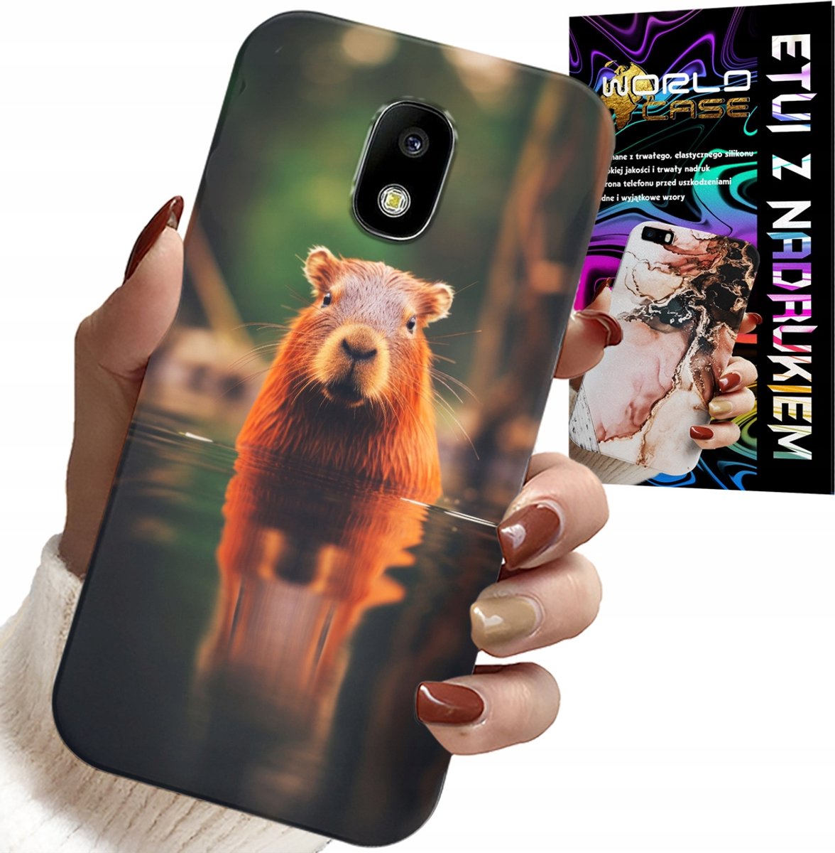 CASE VOOR SAMSUNG GALAXY J5 2017 - LEUKE CAPIBARA, CAPIBARA, VEEL PATRONEN