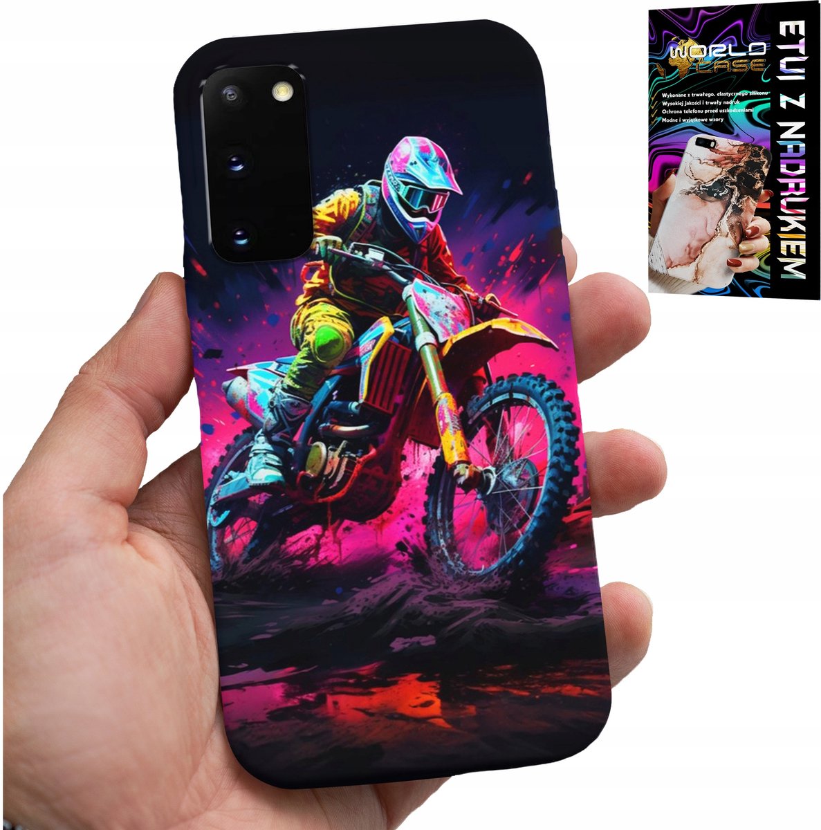 HOESJE VOOR SAMSUNG GALAXY S20 - MOTORFIETS, MOTOCROSS EXTREME RACING