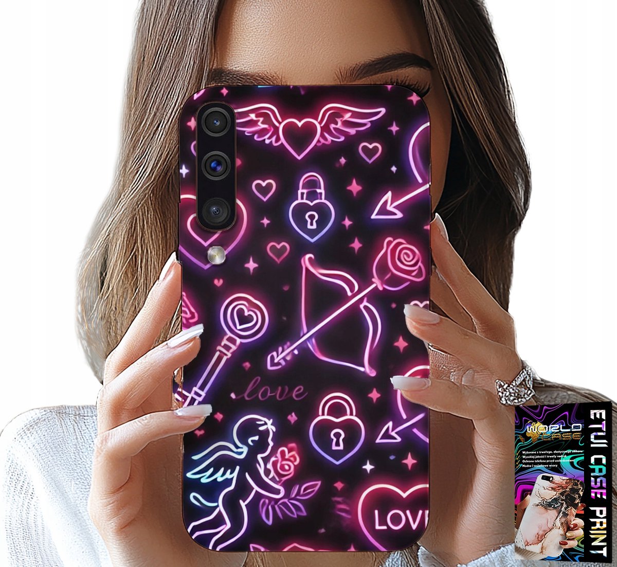 HOESJE VOOR SAMSUNG A50 / A30S - VALENTIJNSDAGHOESJE, LOOT, CUPID, HARTJES