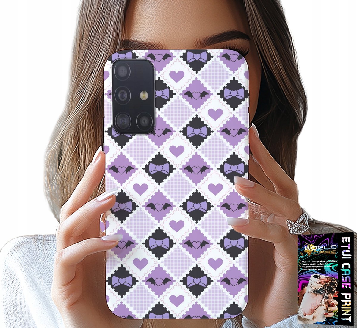 HOESJE VOOR SAMSUNG GALAXY M31S - MODIEUZE HARTJESSTRIK + GLAS
