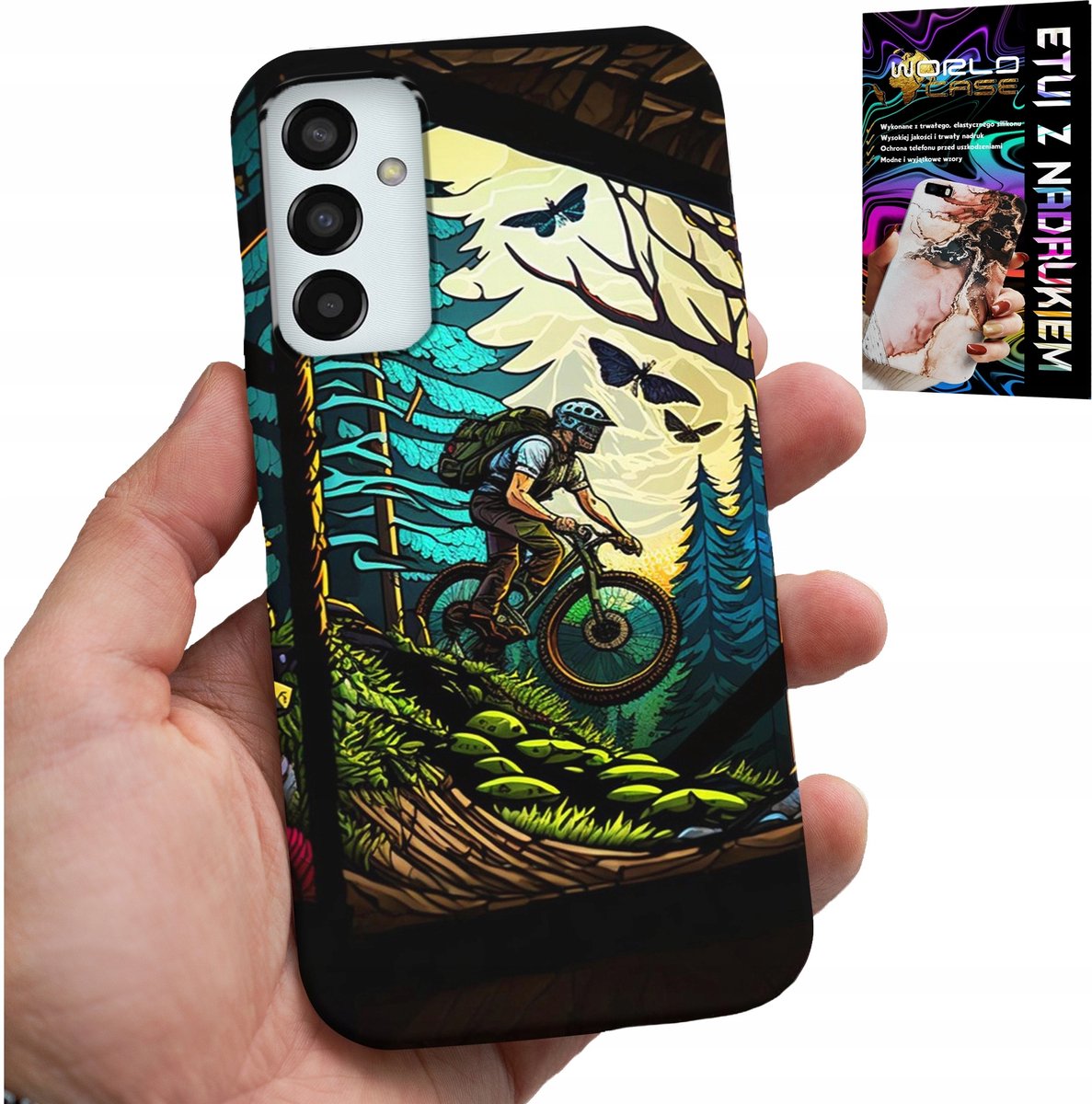 HOESJE VOOR SAMSUNG GALAXY M23 - EXTREME FIETSTOCHTEN IN HET BOS