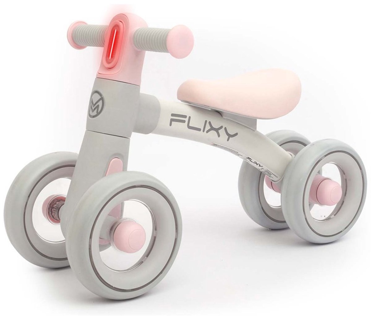 Milly Mally FLIXY loopfiets met LED-licht roze - Loopauto
