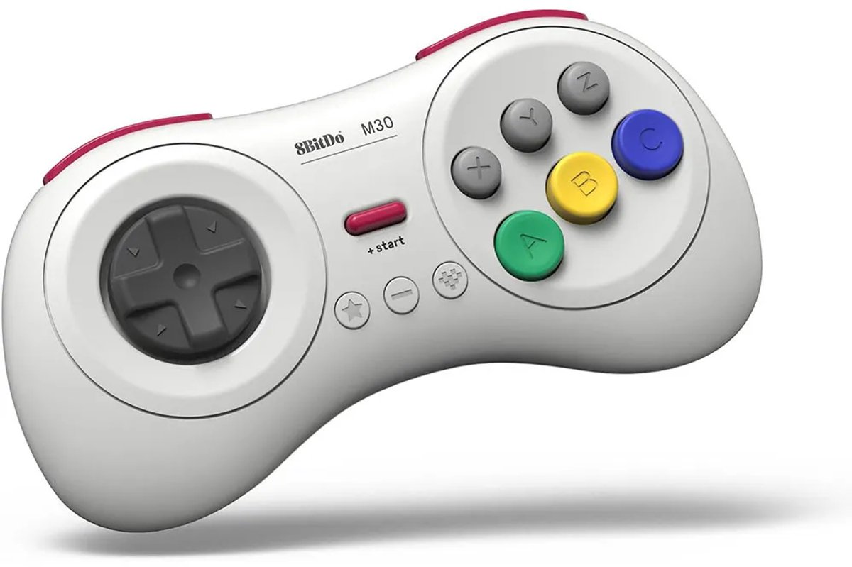 8bitdo M30 Pc-gamepad Zilver