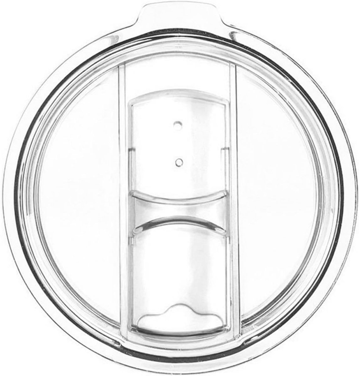 Tumbler Deksel - Beker Deksel - Lekvrij Drinken - Schuifdeksel Ontwerp - 20 & 30 oz - Transparant
