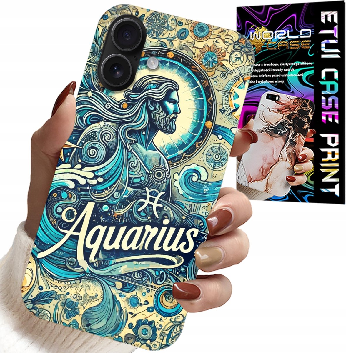 iPhone 16 hoesje - Sterrenbeeld, Waterman, Astronomie rugzak