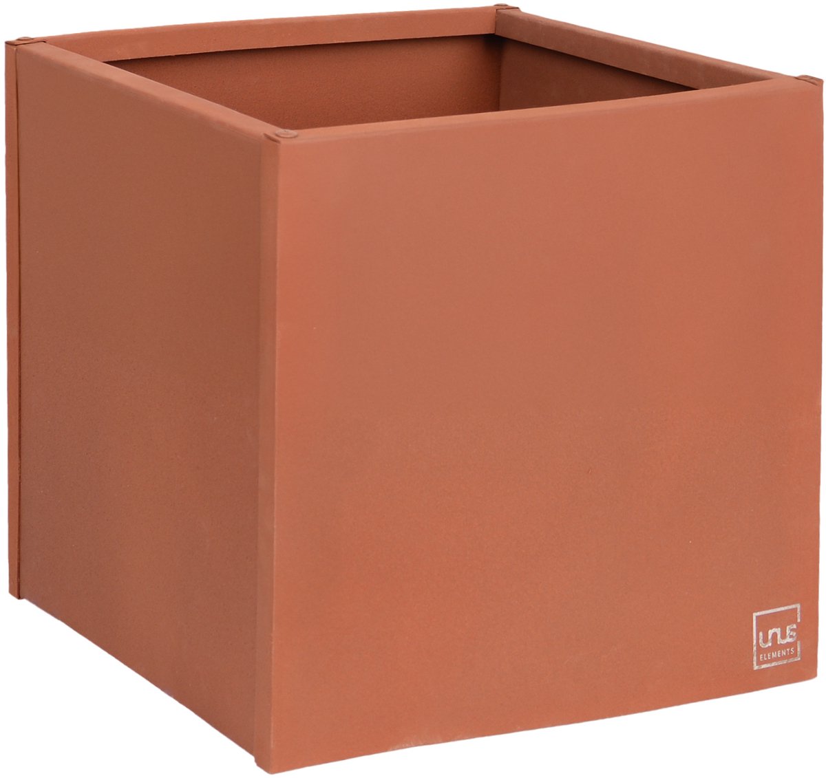 UNUS® Plantenbak Bloembak Bloempot vierkant 40x40x40 cm roestlook