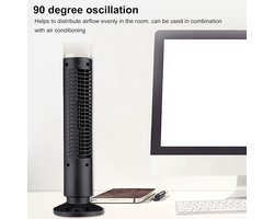 Torenventilator Afstandsbediening - Mobiele Airco Staand - Aircooler - Modern