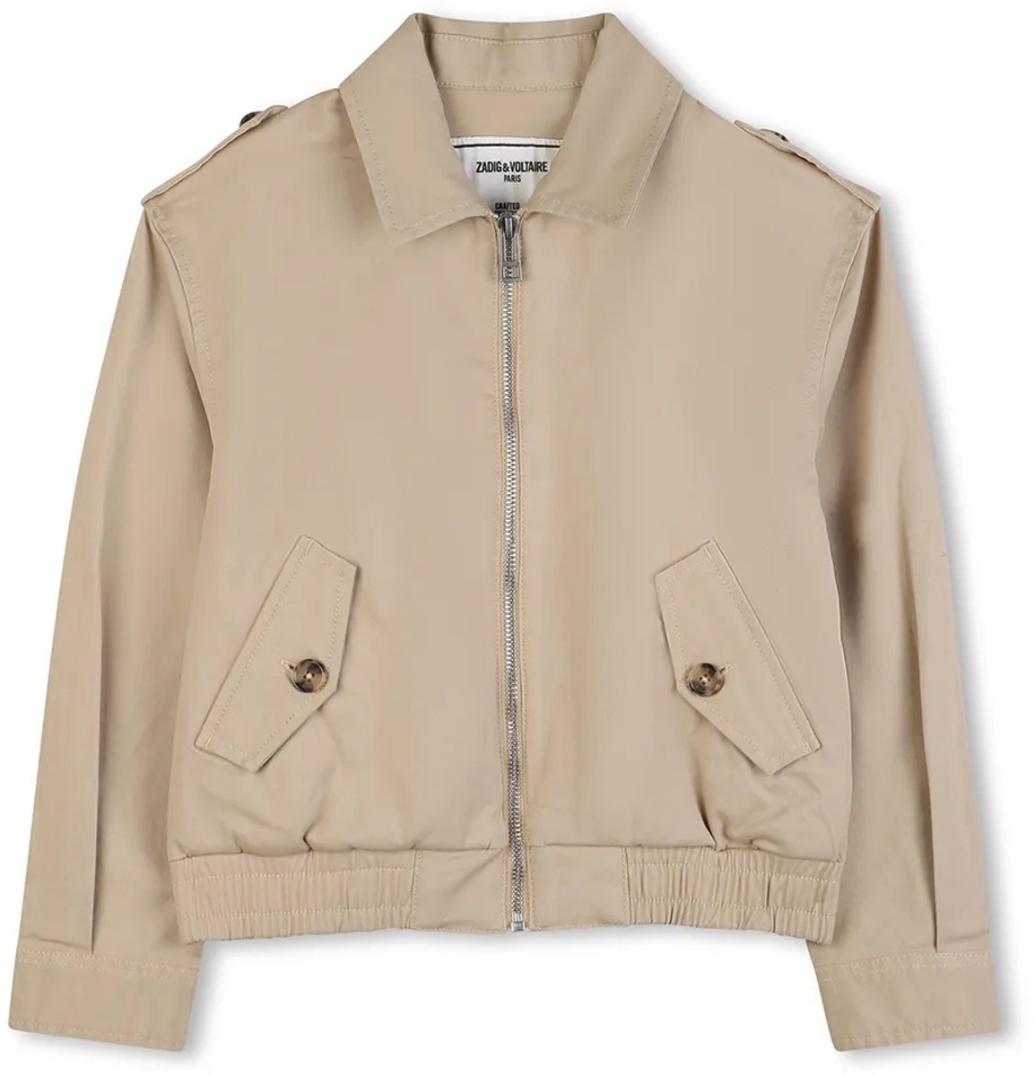 Zadig & Voltaire X60558 Jas Beige 14 Years Meisje