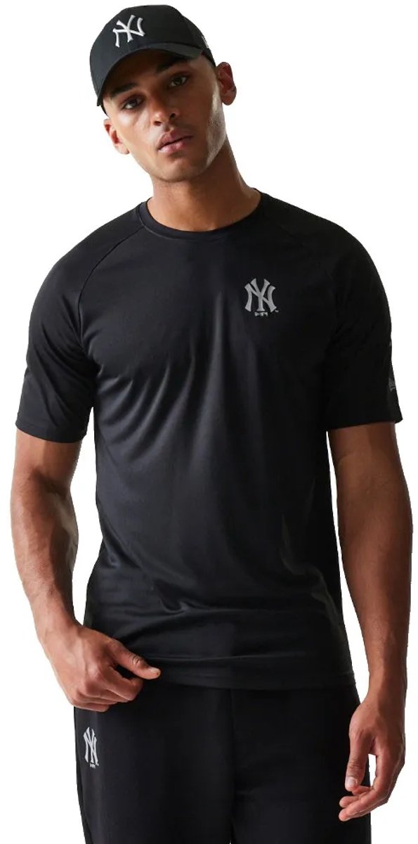 New Era Mlb Core Plus New York Yankees T-shirt Met Korte Mouwen S Man Zwart