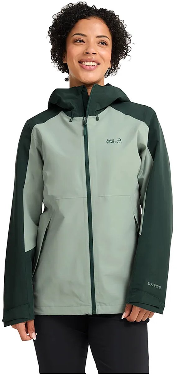 Jack Wolfskin Wildbound 2l Jas Vrouw Groen