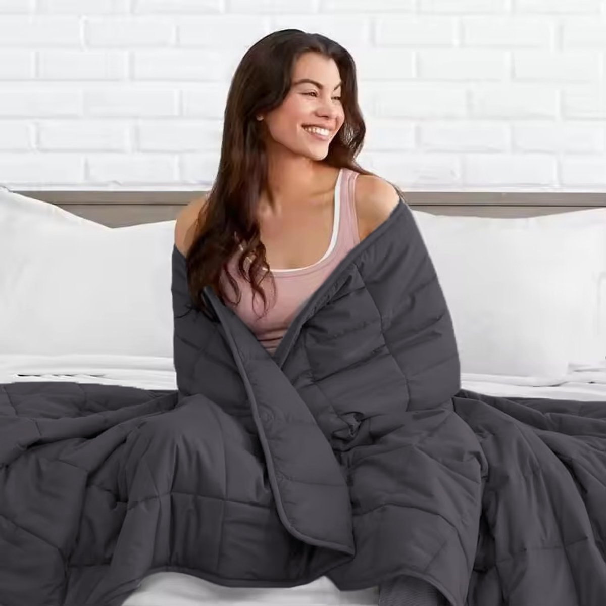 SEVERNO Home Gravity 6 Gewichtsdeken 150x200 cm 6,8 kg Grijs - afbeelding 3