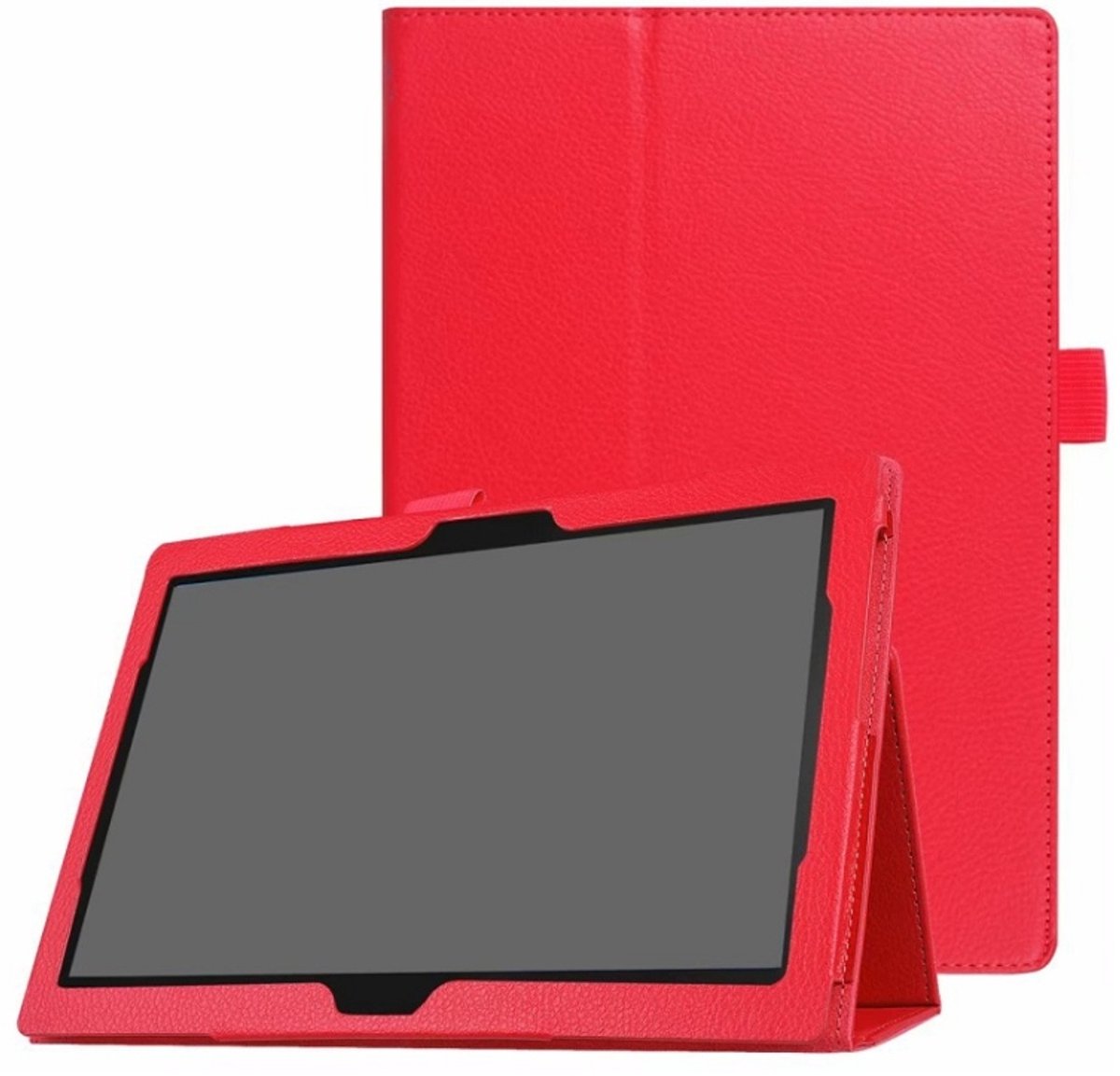 EtuiTab Lenovo TAB M7 - Tablethoes - Rood - Eco-leer - Magneet