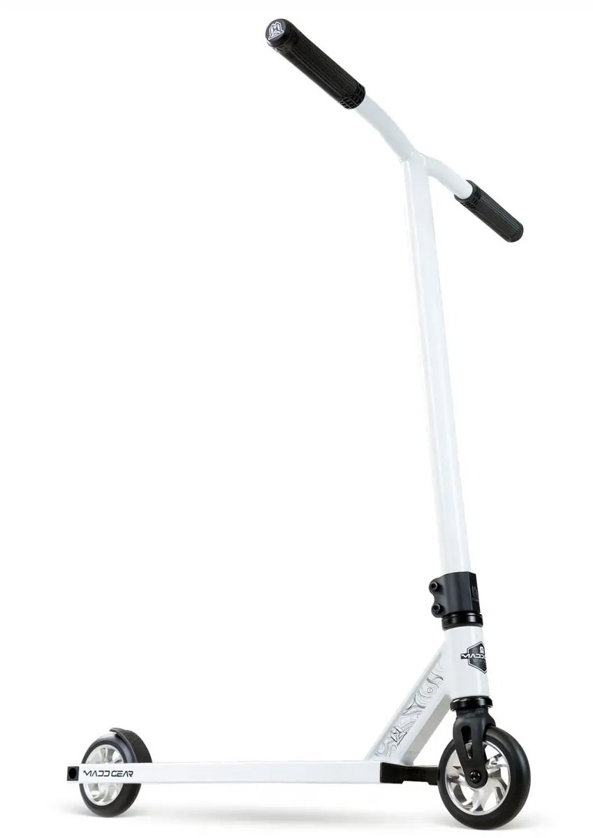 Madd Gear MG4 Titan Serie - Stuntstep - Wit - 110mm Wielen - Skatepark-Ready