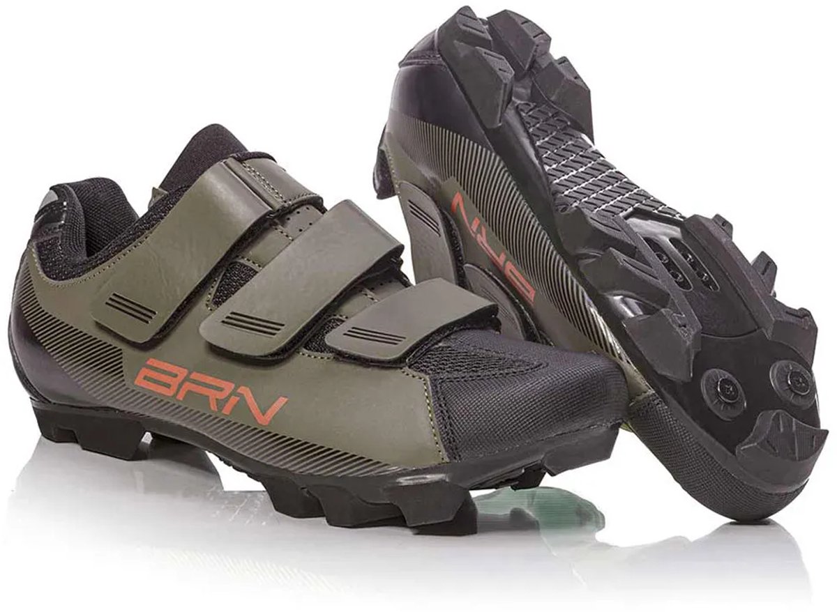 Brn 3 Straps Mtb-schoenen Groen EU 43