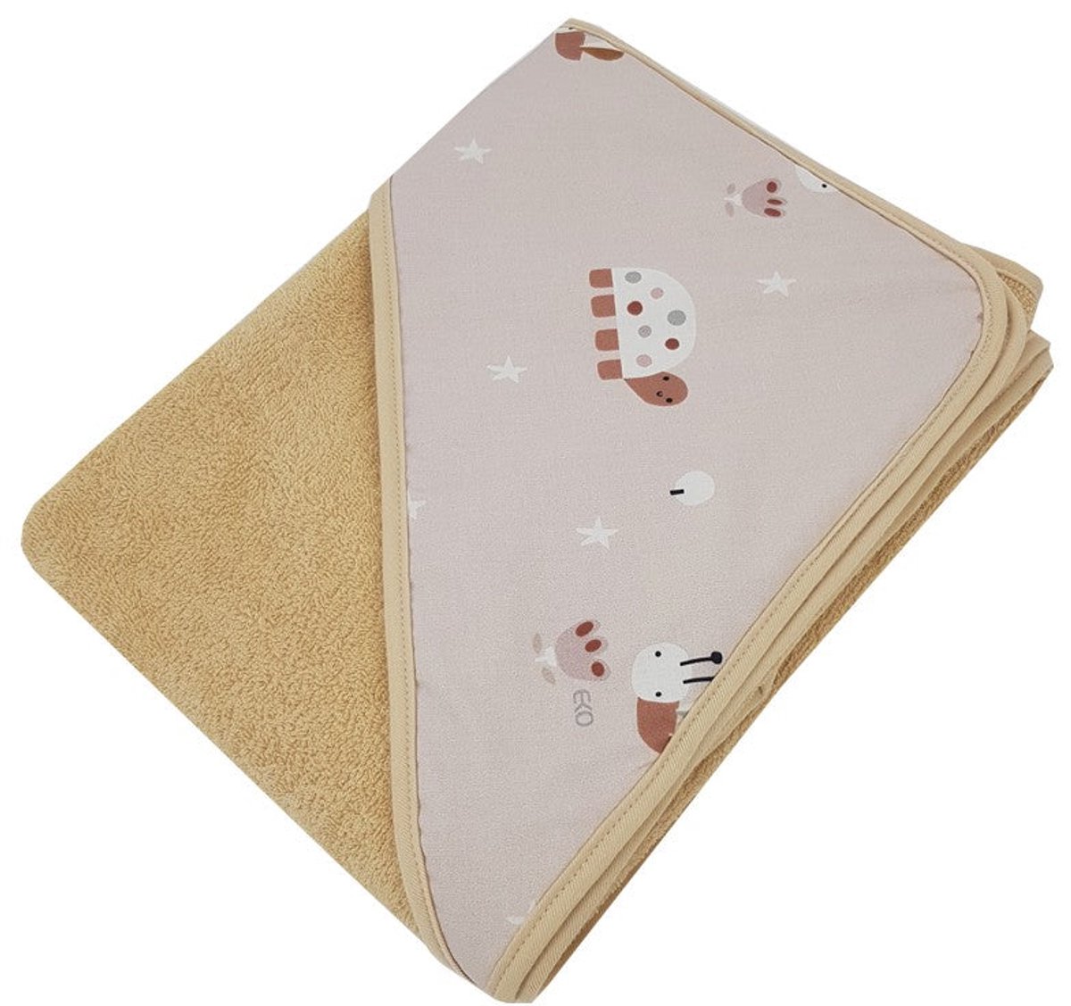 Hooded Towel BEES/BEIGE