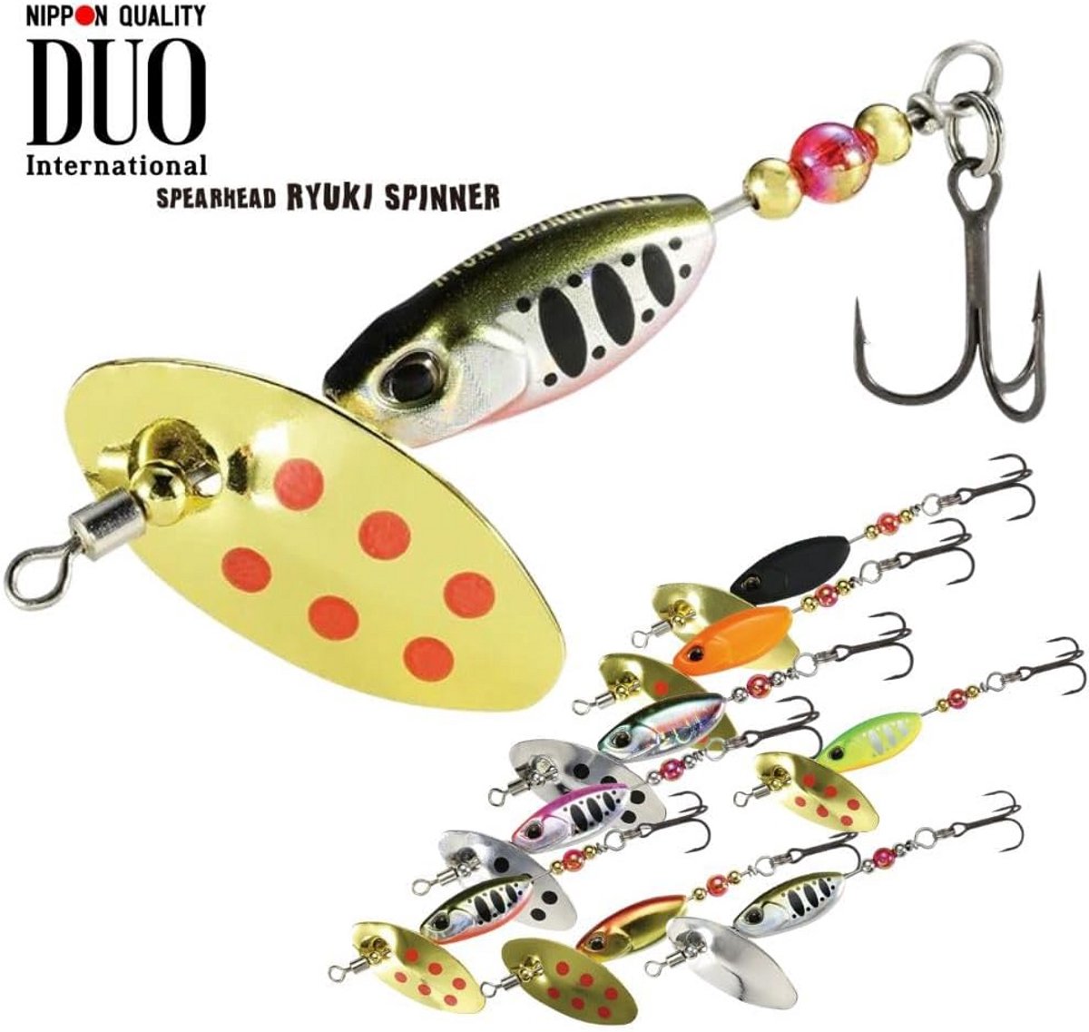 Spinner Kunstaas Set voor Baars, Snoek en Roofvis - Diverse Kleuren