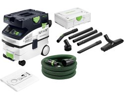 Festool CTM MIDI I CLEANTEC mobiele afzuigunit 1200 watt 15 l stofklasse M + RS-ST D 27/36-Plus standaard reinigingsset