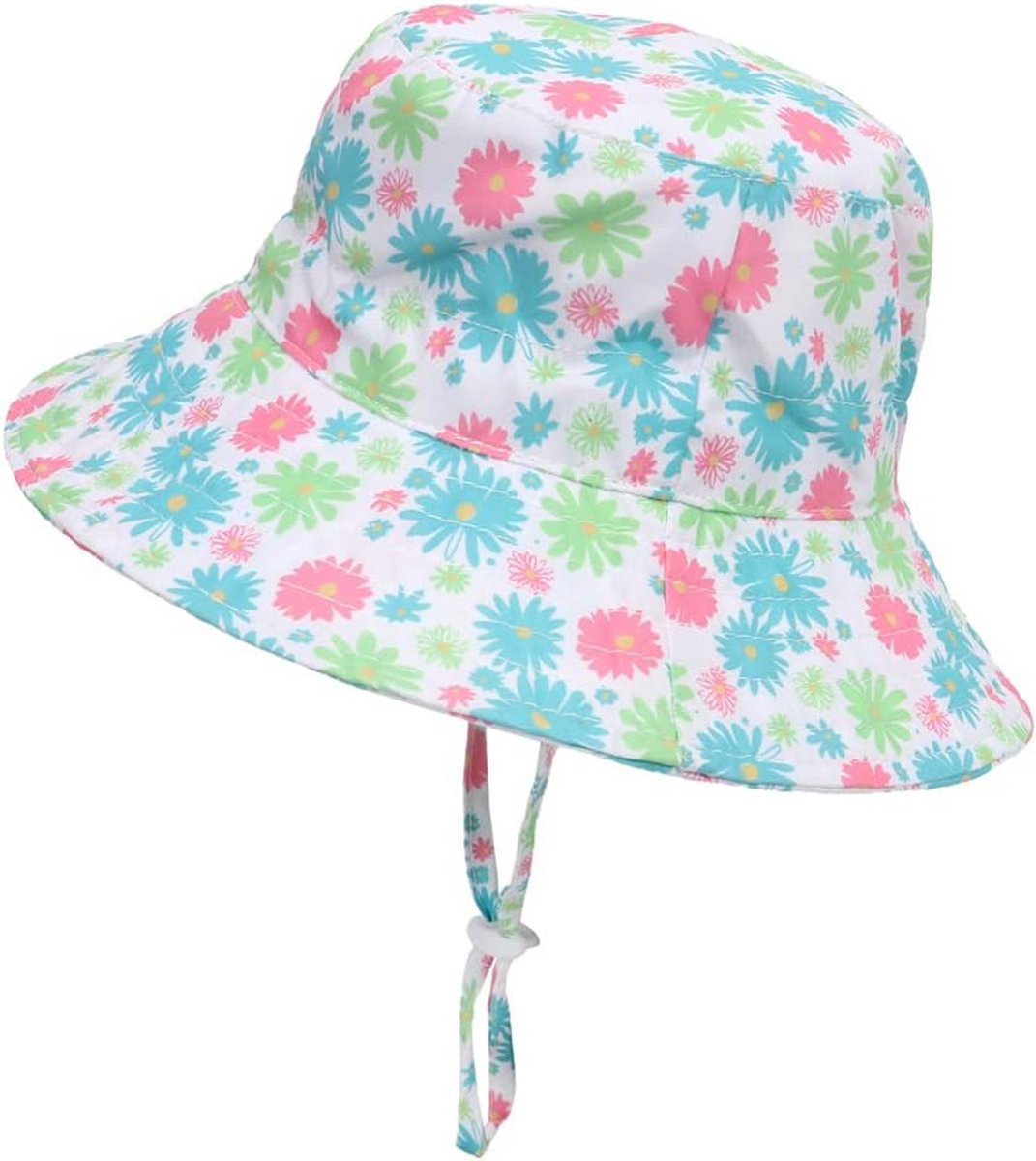 Zomer zonnehoed met brede rand voor baby en kind UV-bescherming