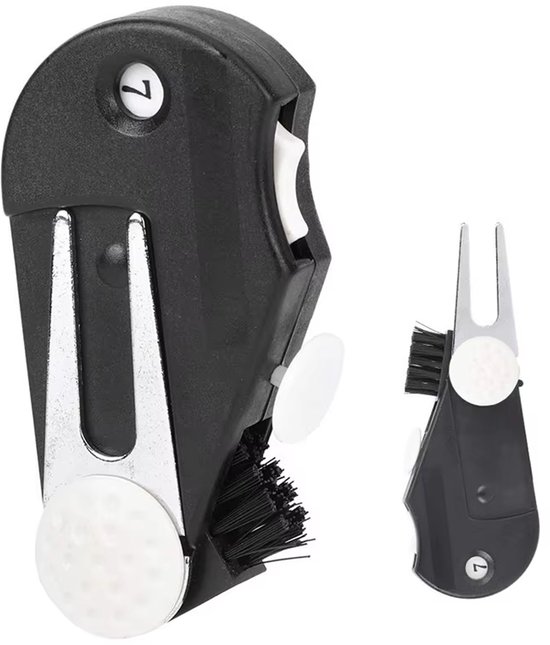 Actie4you® - Pitchfork Golf Accessoires - Teller - Borstel - Marker - 4 in 1 van Merkloos — afbeelding 4