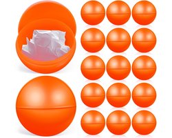 25 Holle Tombola Ballen 4 cm - Oranje Loterij Ballen voor Bingo, Trekkingen en Feestspellen