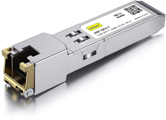 SFP naar RJ45 Module 1G Copper Transceiver 1000Base-T voor Switch en ...