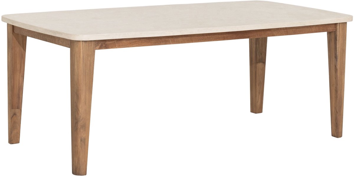 DTP Home Dining table Bliss Mortex rectangular 275,76x275x100 cm | MORTEX top Naturel