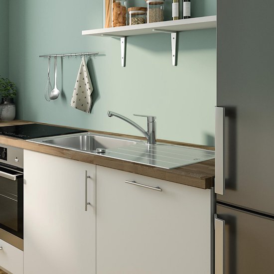 Mitigeur d'évier, chrome