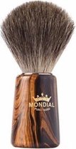 Mondial Scheerkwast Morgan Graudashaar - beach wood