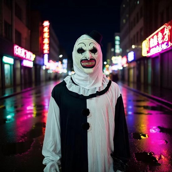 Terrifier Kostüm Art the Clown Look für Halloween & Horrorparty
