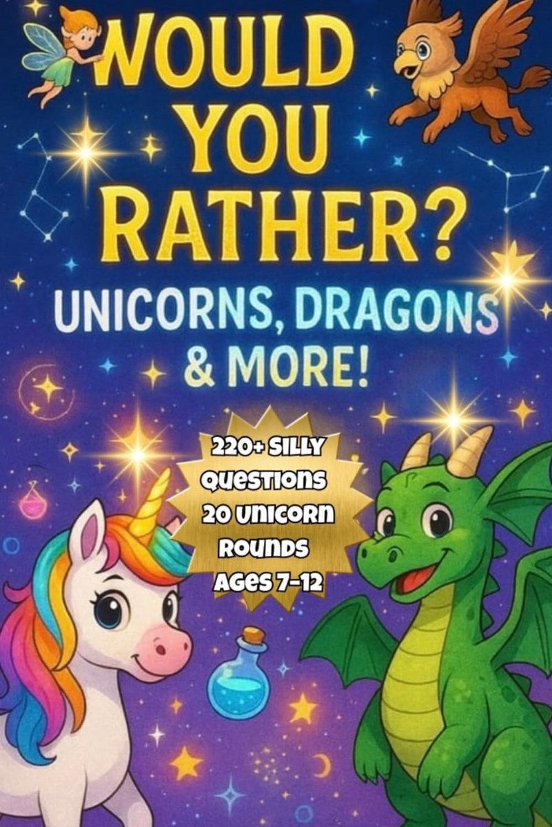 Grappige 'Zou Je Liever' Vragenboek voor Kinderen: Magische Wezens, Draken en Eenhoorns (7-12 Jaar)