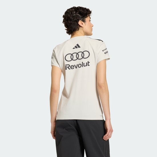 Adidas Performance Audi Revolut F1 Team Engineers & Marketing Polo Met Korte Mouwen - Dames - Wit van Merkloos — afbeelding 5
