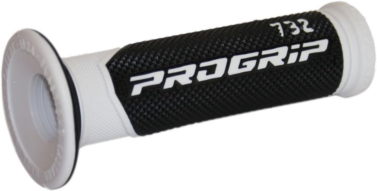 Set Fietshandvatten Ergonomisch Wit Zwart Tweede Dichtheid Antislip Comfort