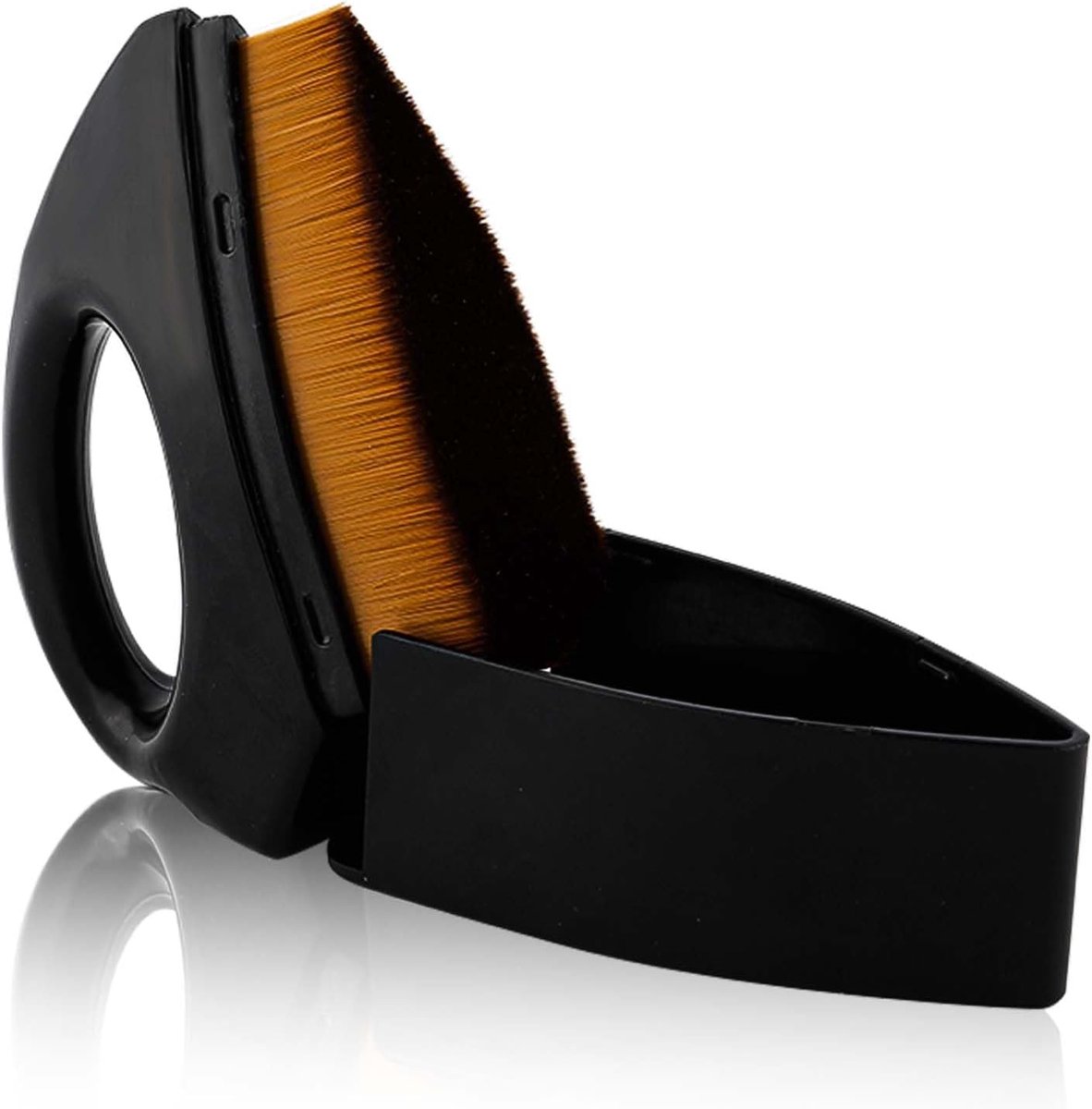 Tires Brush - Tire Gloss Applicator - Portable Car Washing Band Brush - Soft Coat with High Density - Car Cleaning Products - Storage Box for Brushes