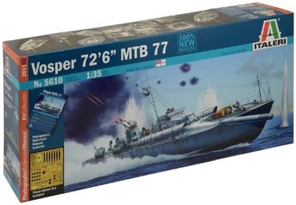 Schaalmodel Vosper MTB 77 | 1:35 Modelbouwset