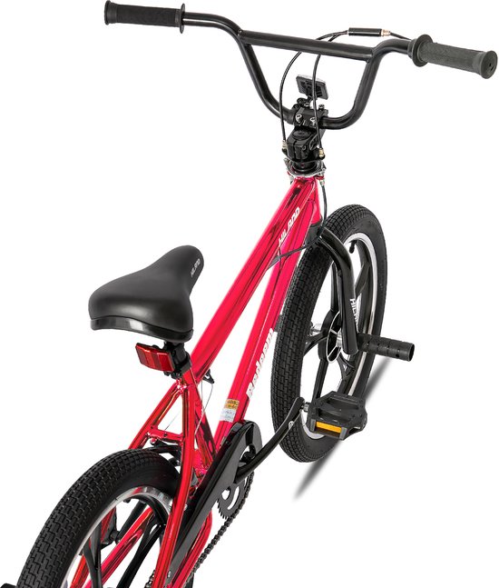 Hiland 20 Inch Freestyle BMX Fiets - 5 Spaken (Mag Wheels) - 360 Graden Rotor - Inclusief 4 Pegs - Jongens & Meisjes (meer dan 7) - Geschikt voor buitenactiviteiten in de lente van Hiland — afbeelding 3