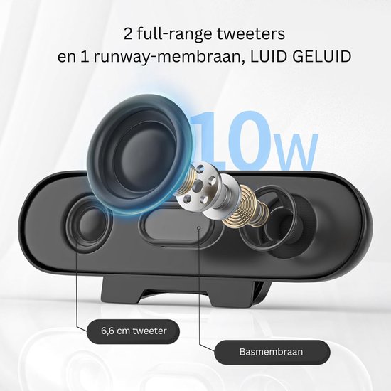Mini Soundbar - PC Speakers - Voor TV - Bluethooth Mini Soundbar - PC Speakers - Voor TV - Bluethooth van Sky Sound. — afbeelding 3