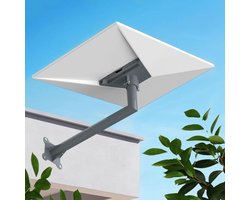Muurbeugel voor Starlink Gen 3 Internet Kit, Montageset voor bevestiging op muur, Lange muurbeugel voor optimale installatie - geschikt voor Starlink Gen 3