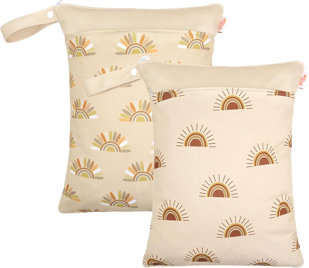 Waterdichte Luiertas voor Kleuters en Kinderen - 2 Stuks Opvouwbare Organizers (30x40cm)