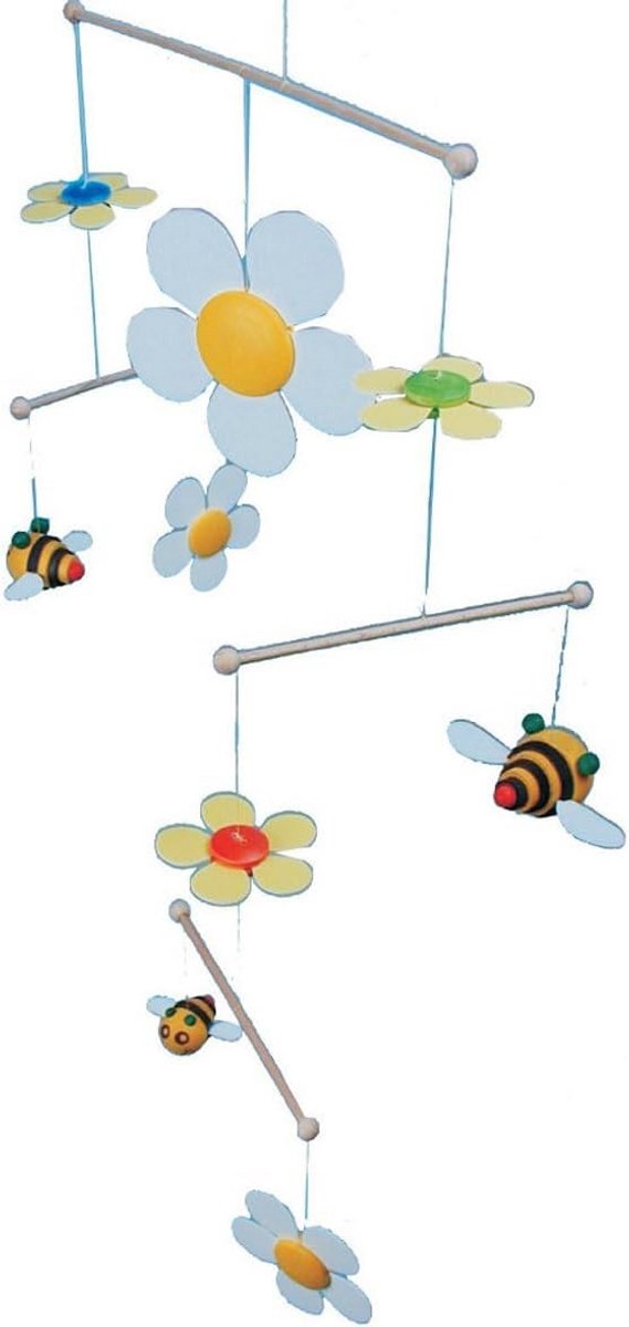 Grote Mobiele Speelgoed Mobiel met Bijen en Bloemen voor Babykamer