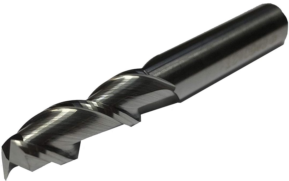 VHM frees met 2 snijkanten Ø 1 tot 12 mm voor aluminium en kunststof
