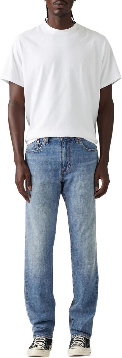 Heren Jeans Tapered Fit Kniehoogte Comfortabele Stretch Denim