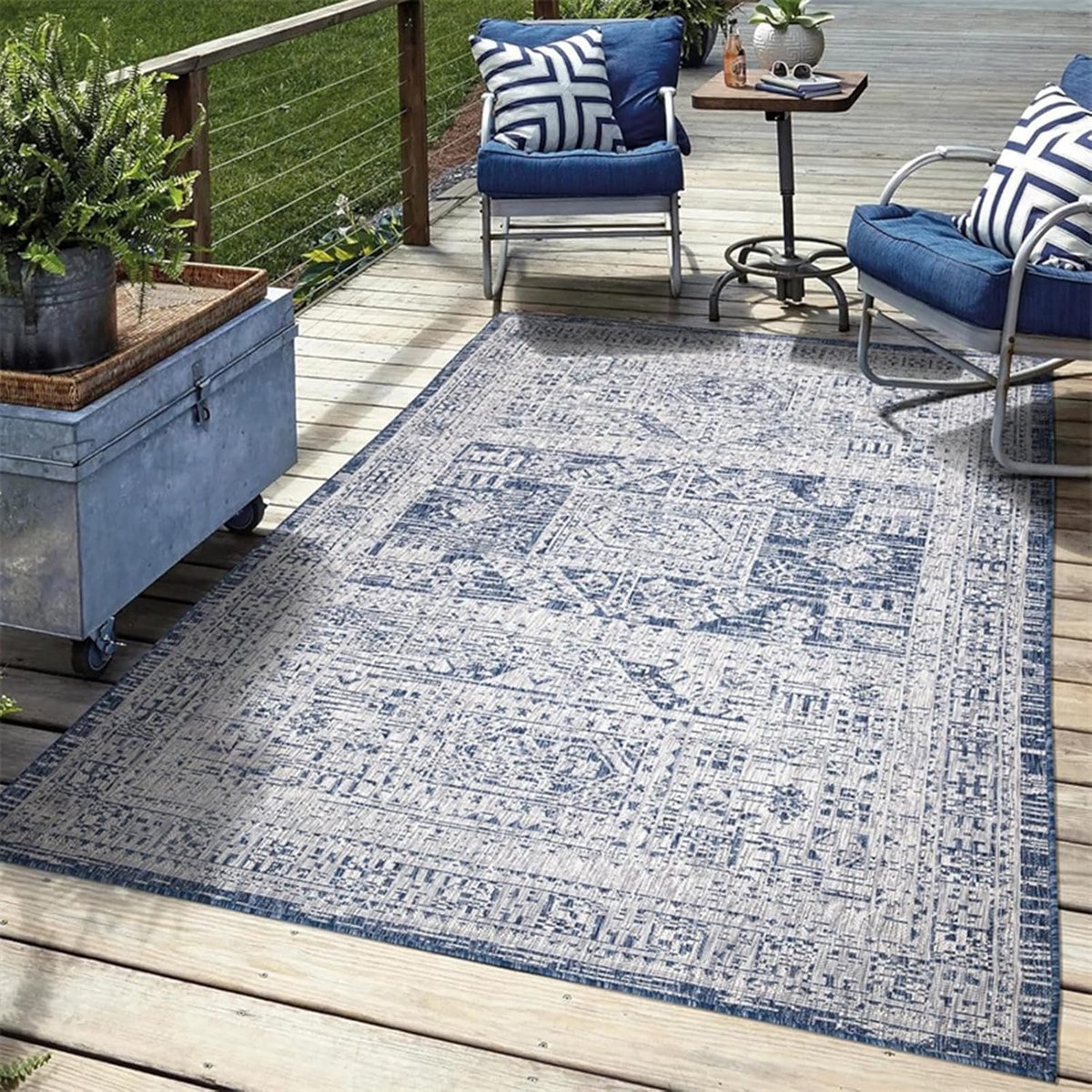 Waterdicht Buitentapijt Terras en Tuin Antislip en Wasbaar