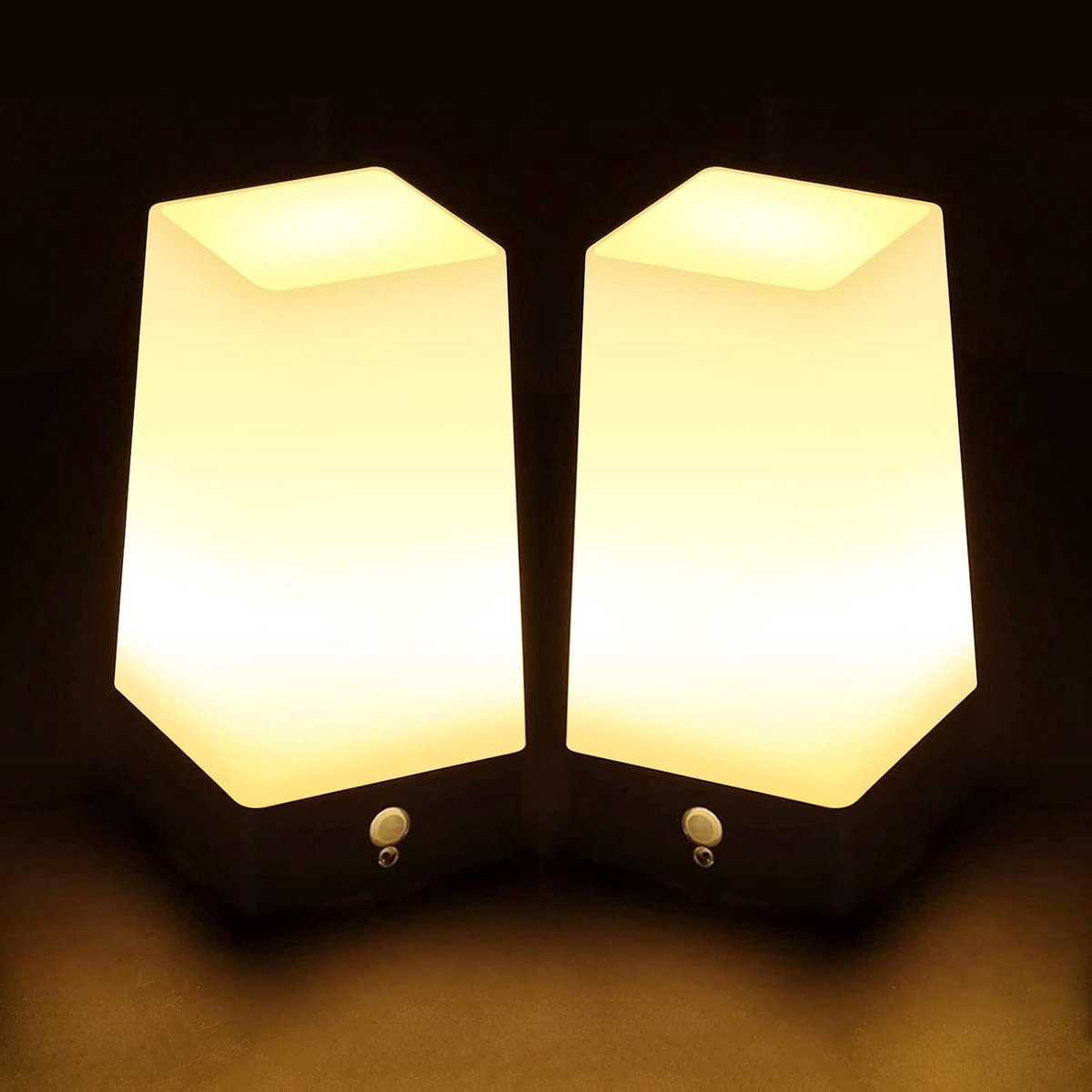 Set van 2 Draadloze LED Nachtlampjes met Bewegingssensor voor Binnen en Buiten