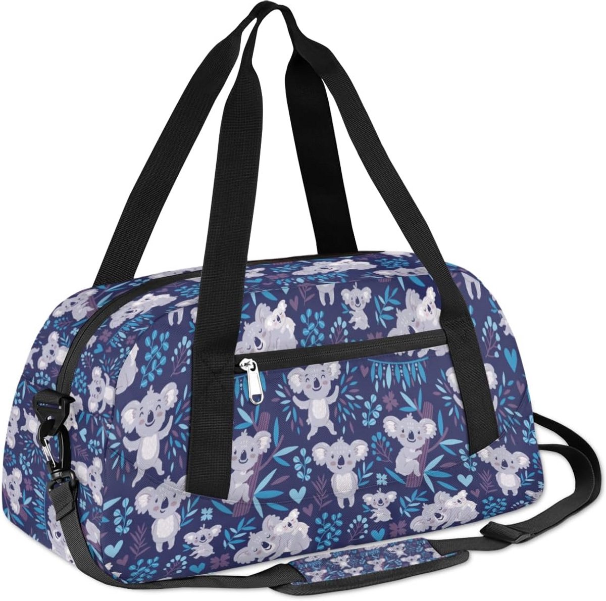 Leuke Nijlpaard Duffle Tas voor Kinderen - Lichtgewicht Weekend Reistas