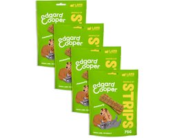 4x Edgard & Cooper Adult Strips Lam & Kalkoen 75 gr